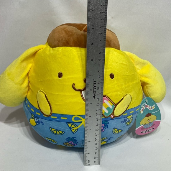 Large 10” Sanrio x Squishmallow Pompompurin good NEW! hang tag perfect - Picture 2 of 5